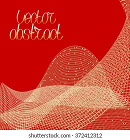 Abstract Background. Complex Mash. Vector Illustration