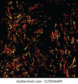 Abstract background with complex pattern of shapes in red color