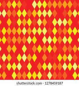 Abstract background with complex pattern of shapes in palette of orange colors