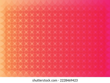 An abstract background composed of ovals resembling a flower. Gradient from light pink to dark orange : Vector