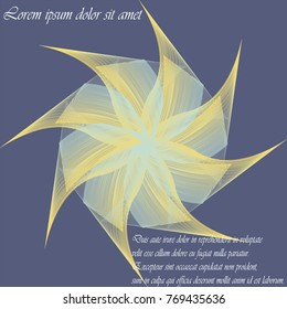 Abstract background composed of a pattern of lines and text