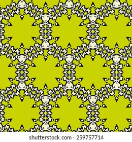 Abstract background, composed of yellow, brown, black seamless pattern