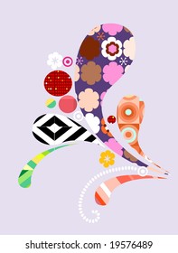 Abstract background composition