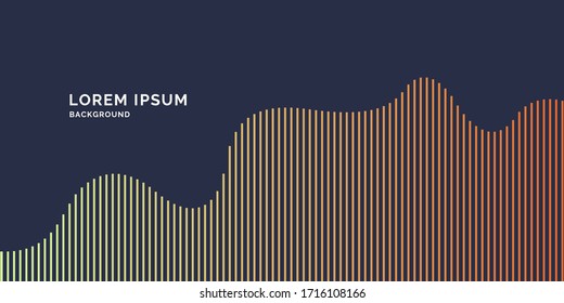 Abstract background. Composition of amorphous forms and lines.