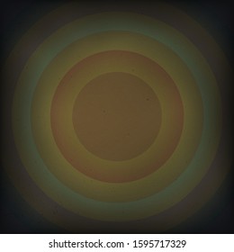 Fondo abstracto con una composición de círculos coloridos y lugar para el texto. Fondo vectorial retro vintage. 