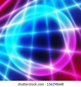 Abstract background. The composition consists of blue, claret and white colors.