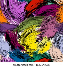abstract background composition, with paint strokes, seamless