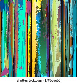 abstract background composition with paint strokes, splashes and lines