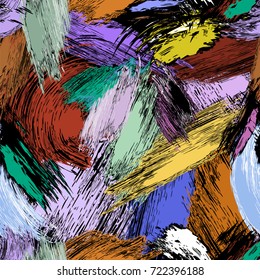 abstract background composition, with paint strokes, seamless