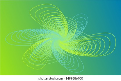 Abstract background,  composition with trendy gradients, dynamic linear waves. Design in colorful modish  flat minimalistic style.For banner, logo, social post. Futuristic elements - vector design
