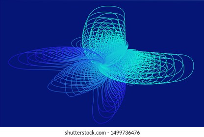 Abstract background,  composition with trendy gradients, dynamic linear waves. Design in colorful flat minimalistic style.For banner, logo, social post. Futuristic elements - vector illustration

