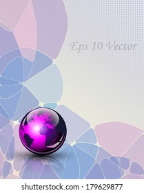 Abstract background composition - vector illustration