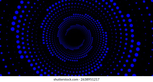 Abstract background with concentric circles in black and white colors. Radiating lines. Vector Illustration.	