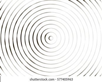Abstract background of concentric circles with varying line thickness. For posters, sites, web, business cards, interior design. Punk, pop, grunge vintage style. Minimalism and Memphis tradition.