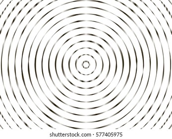 Abstract background of concentric circles with varying line thickness. For posters, sites, web, business cards, interior design. Punk, pop, grunge vintage style. Minimalism and Memphis tradition.