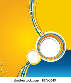 Abstract background concept design for brochure or flyer, vector illustration.