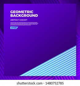 Abstract background concept design geometric shape with light and shadow glow. Template design banner website and brochure. Vector illustrate.