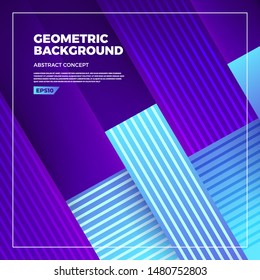 Abstract background concept design geometric shape with light and shadow glow. Template design banner website and brochure. Vector illustrate.