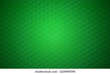 Abstract background concept of geometric graphic seamless green hexagon pattern with copy space. Modern style polygon pattern design for decoration. Beautiful illustration for decorative backdrop.