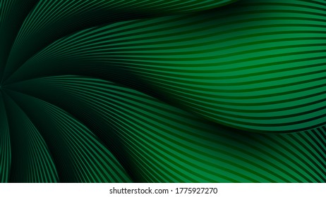 Abstract background concept and idea green line and bright shape. Vector EPS10