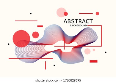 Concepto de fondo abstracto y diseño moderno sencillo. Ilustración vectorial.Puede utilizarse para su trabajo.