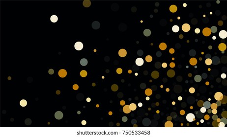 Abstract Background Confetti Elements of Different Size and Color. Suitable as a Background for Greeting Cards and Posters, Christmas Design