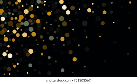 Abstract Background Confetti Elements of Different Size and Color. Suitable as a Background for Greeting Cards and Posters, Christmas Design