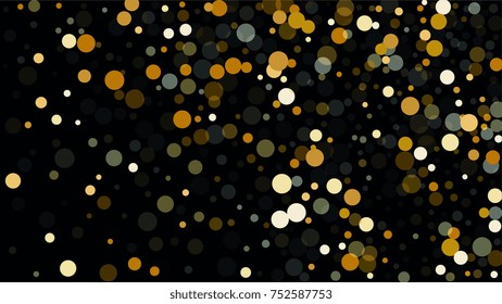 Abstract Background Confetti Elements of Different Size and Color. Suitable as a Background for Greeting Cards and Posters, Christmas Design