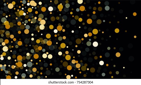 Abstract Background Confetti Elements of Different Size and Color. Suitable as a Background for Greeting Cards and Posters, Christmas Design