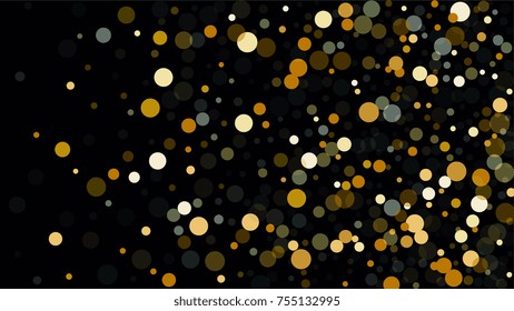 Abstract Background Confetti Elements of Different Size and Color. Suitable as a Background for Greeting Cards and Posters, Christmas Design