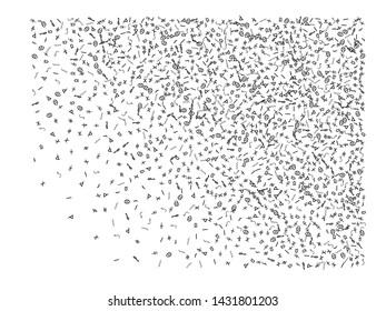 Abstract background confetti. Confetti new background multicolor. Hand drawn Egypt signs energy.