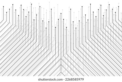 Abstract background with connect line and point. Technology geometric graphic