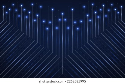 Abstract background with connect line and point. Technology geometric graphic
