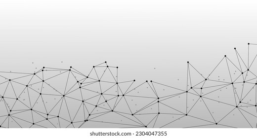 abstrakter Hintergrund mit verbundenen Punkten