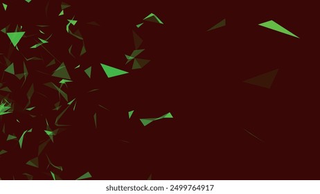 Abstrakter Hintergrund mit verbindenden Punkten und Linien. Netzwerkverbindungsstruktur. Datentechnik und wissenschaftliche Illustration. Webeffekt. 3D-Vektorgrafik