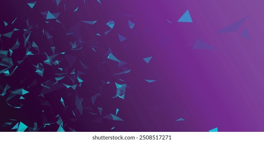 Fondo Abstractas con puntos y líneas de conexión. Estructura de conexión de red. Tecnología de datos e ilustración científica. Efecto plexo. Ilustración vectorial 3D
