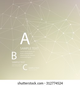 Abstract background with  connection concept. Vector illustration EPS 10
