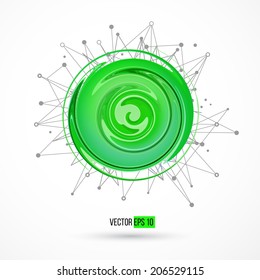 Abstract background, connection design, vector