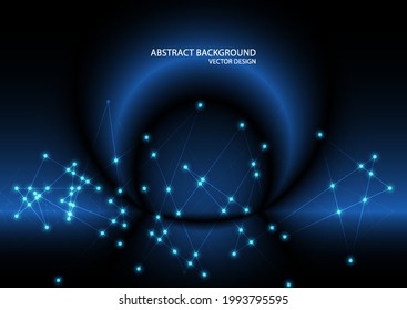 abstract background connection line geometric, network polygonal graphic, vector illustration futuristic.