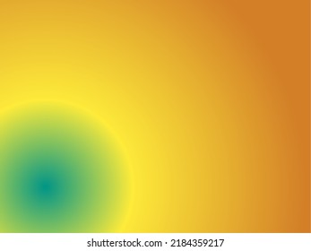 El fondo abstracto consiste en un color verde, amarillo y naranja. Vector de diseño. 