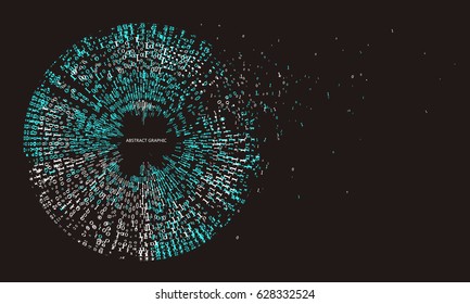 An abstract background consisting of binary numbers.