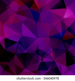 abstract background consisting of black, purple triangles, vector illustration