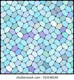 abstract background consisting of blue geometrical shapes, vector illustration