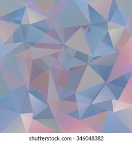 abstract background consisting of blue, pink triangles, vector illustration