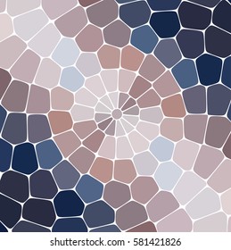 abstract background consisting of blue,  pink  geometrical shapes, vector illustration