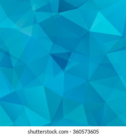 abstract background consisting of blue triangles, vector illustration