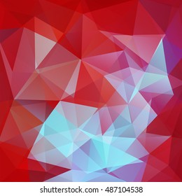 Abstract background consisting of brown, blue  triangles. Geometric design for business presentations or web template banner flyer. Vector illustration