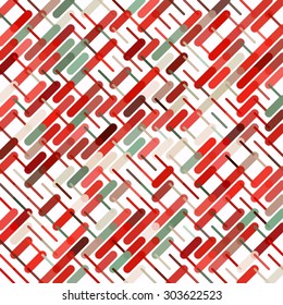 Abstract background consisting of colorful lines with rounded edges of different sizes