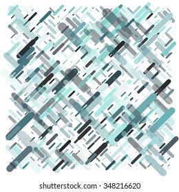 Abstract background consisting of colorful lines with rounded edges of different sizes