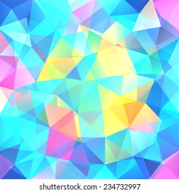 fondo abstracto formado por triángulos coloridos